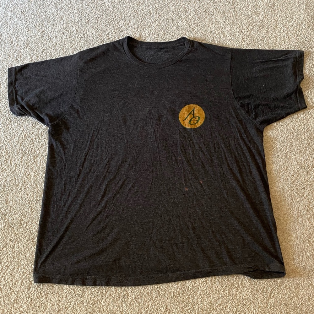 Gray American Outdoorsman T-Shirt. Size XXL. Good condition. Heavy cotton.